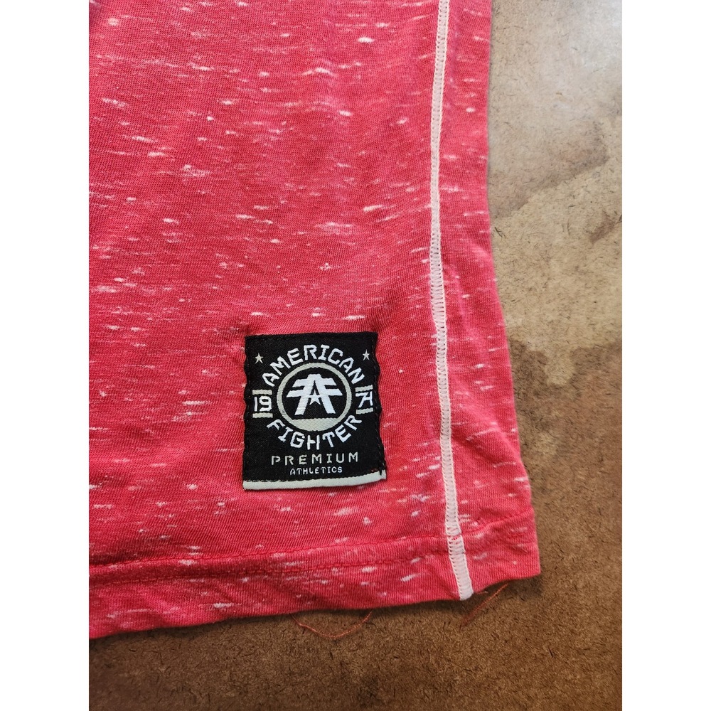 American Fighter Training Division Red Graphic Tee Men's Large Athletic Fit Y2K‎ - Picture 16 of 16